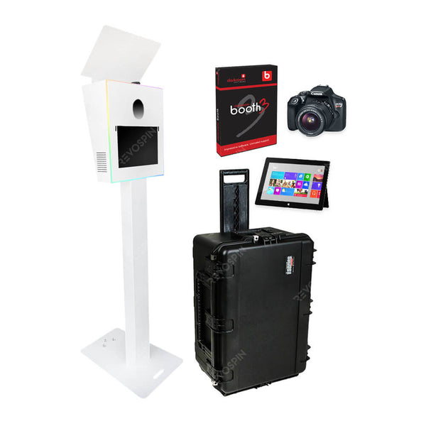 Bella Portable Photo Booth Social Media Package - WHITE/BLACK