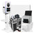 CHARMER LED Photo Booth BUSINESS PACKAGE - WHITE/BLACK