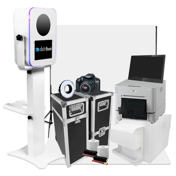CHARMER LED Photo Booth BUSINESS PACKAGE - WHITE/BLACK
