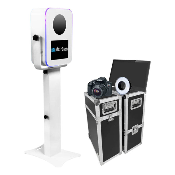 CHARMER LED Photo Booth SOCIAL MEDIA PACKAGE - WHITE/BLACK