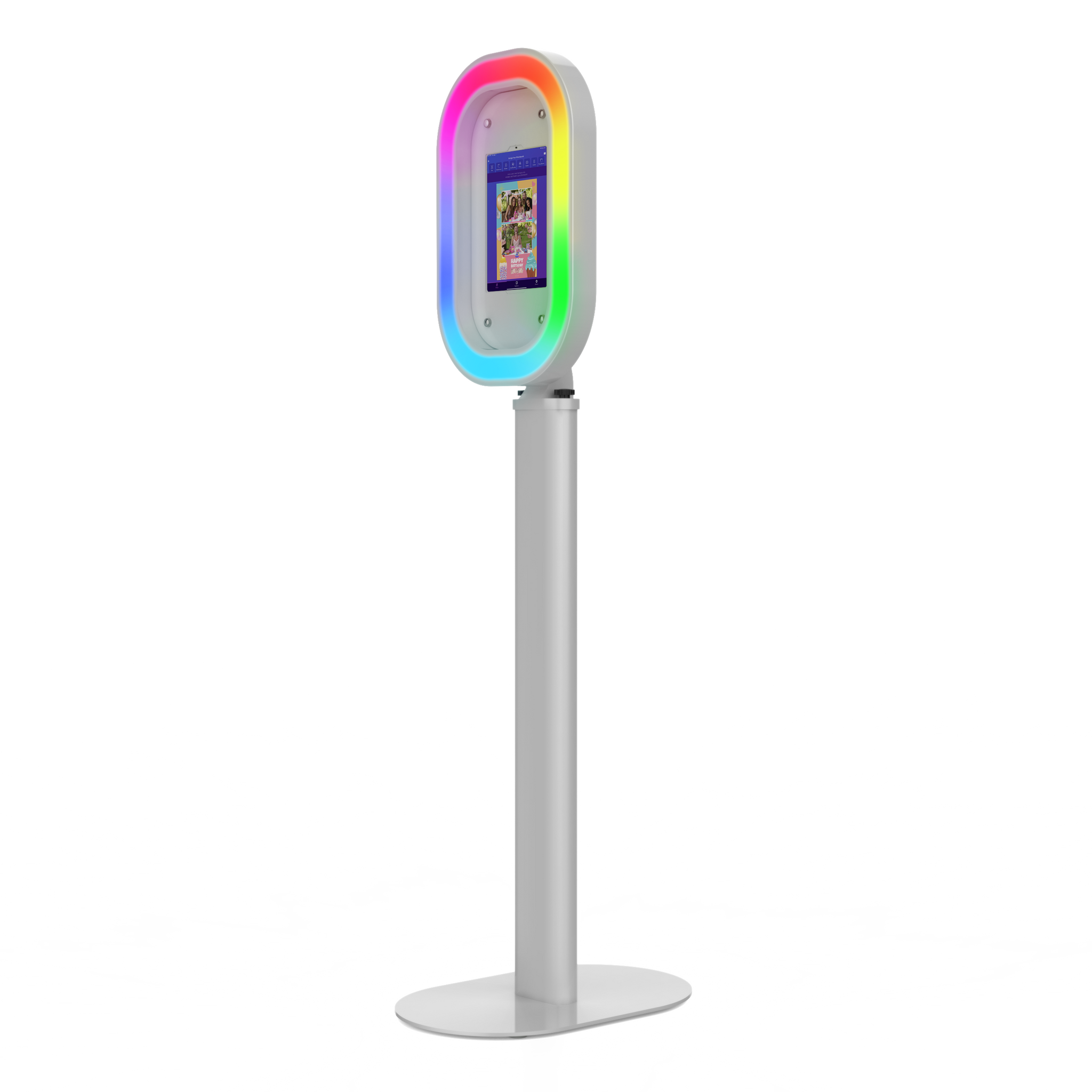 Beautipad 2.0 iPad RGB Selfie Photo Booth Shell and Case - White/Black