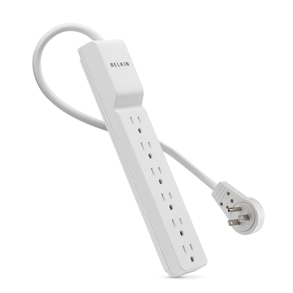 Belkin 6-Outlet Commercial Power Strip Surge Protector with 6-Foot Power Cord and Rotating Plug, 1080 Joules