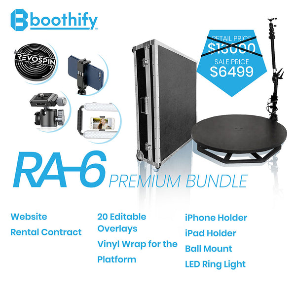 RevoSpin RA-6 360 (35") Photo Booth Premium Bundle