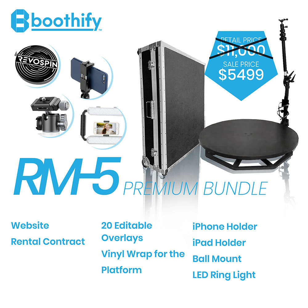 RevoSpin RM-5 360 (35") Photo Booth Premium Bundle