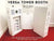 Versa Tower Booth WHITE - SHELL ONLY